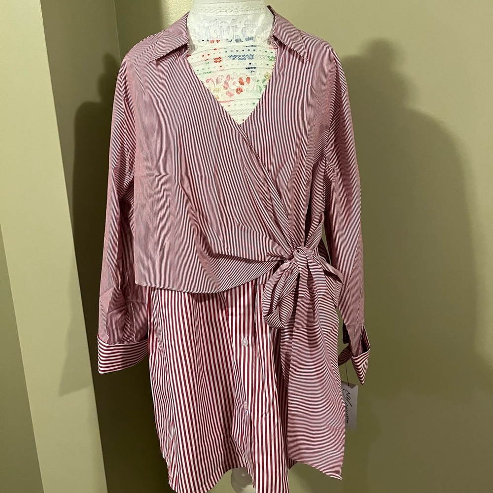 🍃NY COLLECTION STRIPED SHIRT🍃